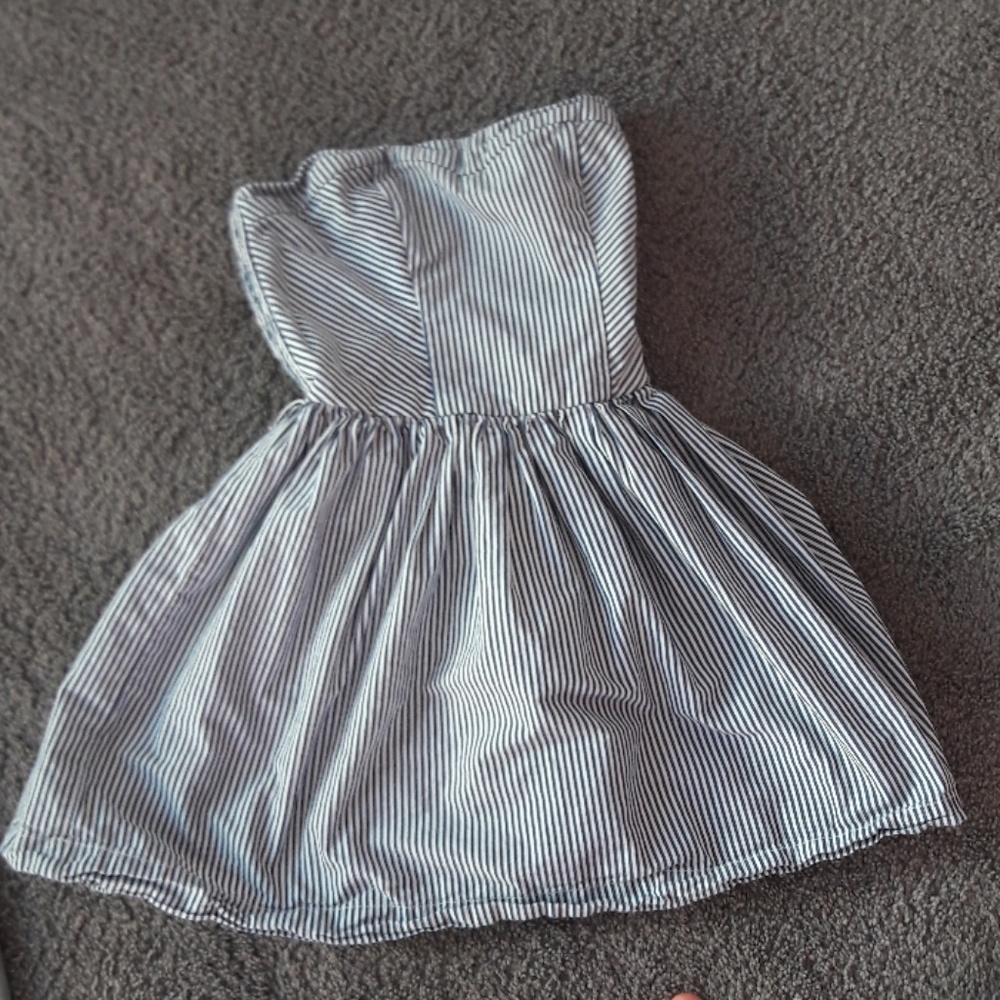 Blue striped Hollister dress